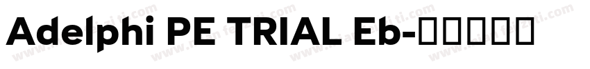 Adelphi PE TRIAL Eb字体转换